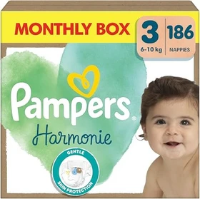 Pampers Harmonie Gr.3 Einwegwindel, 6-10kg, 186 Stück