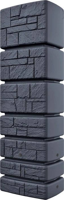 Prosperplast Tower Stone Regenwasserbehälter 350l anthrazit