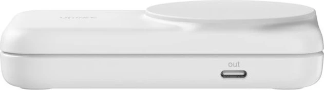 Belkin UltraCharge faltbare magnetische 2-in-1-Ladestation mit Qi2 (25W) viereckig weiß