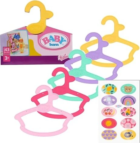 Zapf creation BABY born Zubehör - Kleiderbügel 5er Pack