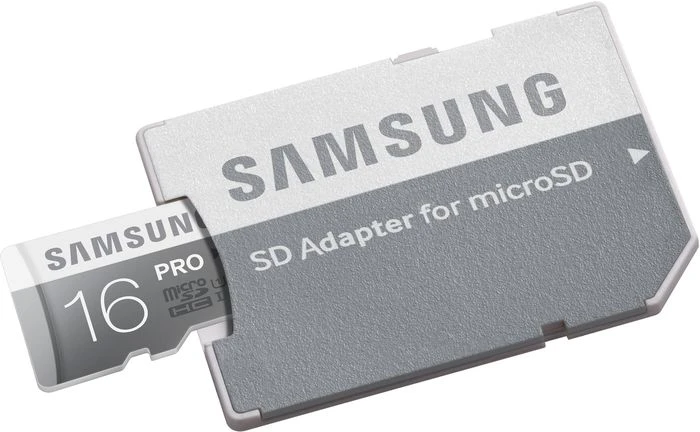 Samsung PRO R90/W50 16GB Kit, UHS-I, Class 10
