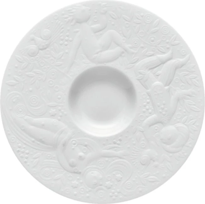 Rosenthal studio-line Zauberflöte Weiß Espresso Untertasse 12cm