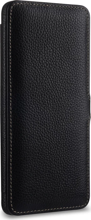 Stilgut Book Type Leather Case Clip für Samsung Galaxy A71 schwarz