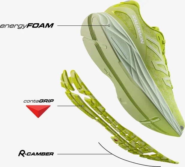 Salomon Aero Glide 2 sulphur spring/sunny lime/white jade (Herren)