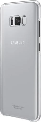 Samsung Clear Cover für Galaxy S8+ silber