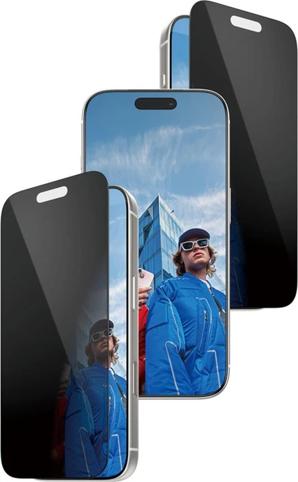 PanzerGlass Privacy Screen Protector Ultra-Wide Fit w. Fastfit In-a-Box für Apple iPhone 17 Pro