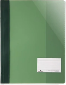 Durable Sichthefter opak, A4+, dunkelgrün/transparent