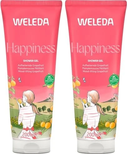 Weleda Happiness Aroma-Cremedusche Duschgel, 200ml