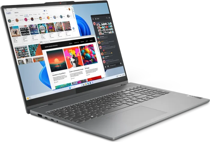 Lenovo IdeaPad 5 2-in-1 16IRU9, Luna Grey, Core 7 150U, 16GB RAM, 1TB SSD, DE