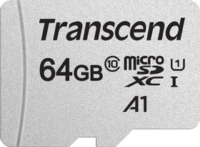Transcend 300S R100/W20 64GB, UHS-I U1, Class 10