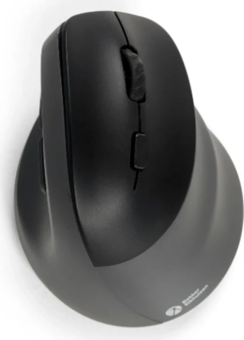 BakkerElkhuizen PRF Pro 3-Mode Vertical Mouse, grau/schwarz, USB/Bluetooth