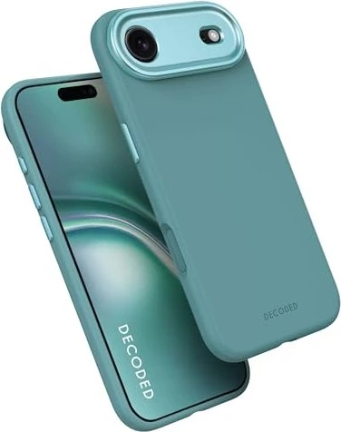 Decoded AntiMicrobial Silicone Back Cover für Apple iPhone Air retro blue