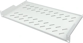 Digitus 19" Fachboden, für Netzwerk- und Serverschränke, RAL 7035, 250mm Einbautiefe, 1HE