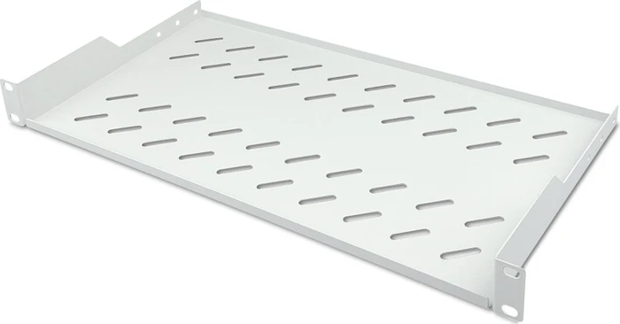 Digitus 19" Fachboden, für Netzwerk- und Serverschränke, RAL 7035, 250mm Einbautiefe, 1HE