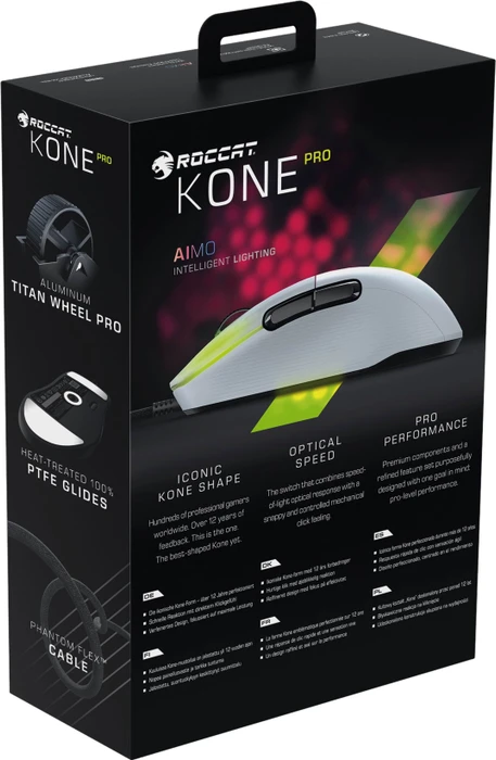 Roccat Kone Pro Arctic White, USB