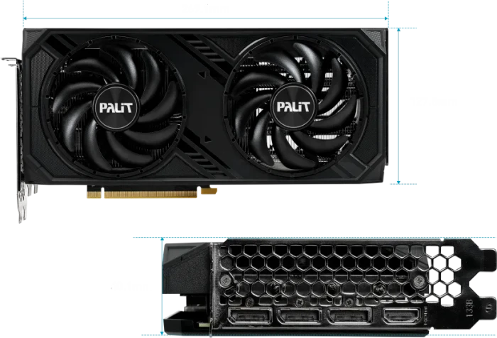 Palit GeForce RTX 4070 SUPER Dual OC, 12GB GDDR6X, HDMI, 3x DP
