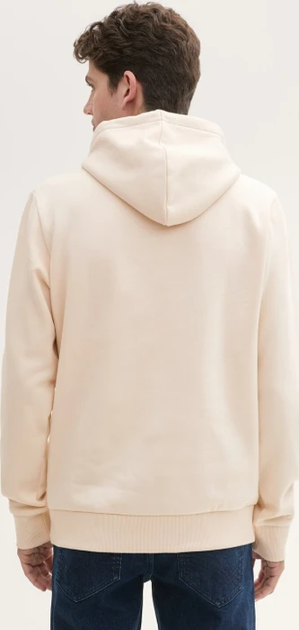Tom Tailor Logo-Print Hoodie smooth light sand (Herren)