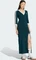 adidas Adicolor Classics 3-Streifen Maxi Kleid aurora ivy/white (Damen) Vorschaubild