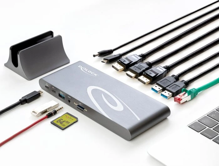 DeLOCK USB Type-C Dockingstation, USB-C 3.0 [Buchse]