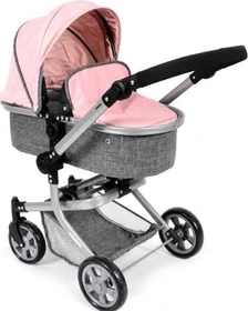 Bayer Chic 2000 Mika Kombipuppenwagen melange grau/rosa