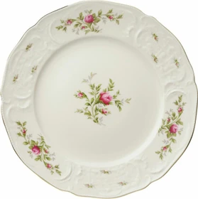 Rosenthal Sanssouci Elfenbein Moosrose Platzteller 31cm