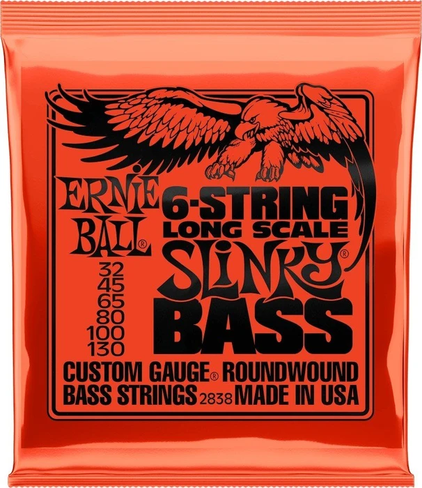 Ernie Ball Nickel Wound Bass Slinky 6-String Long Scale