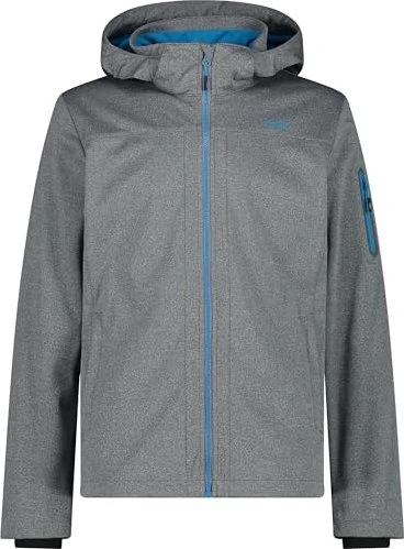 CMP Light Softshell Melange Funktionsjacke anthracite melange/ghiaccio (Herren)