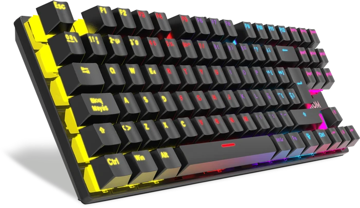 Krom Kasic TKL, LEDs RGB, RED Switches, USB, ES
