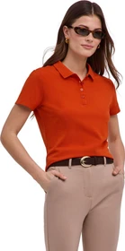 Falke Essential Poloshirt kurzarm red clay (Damen)