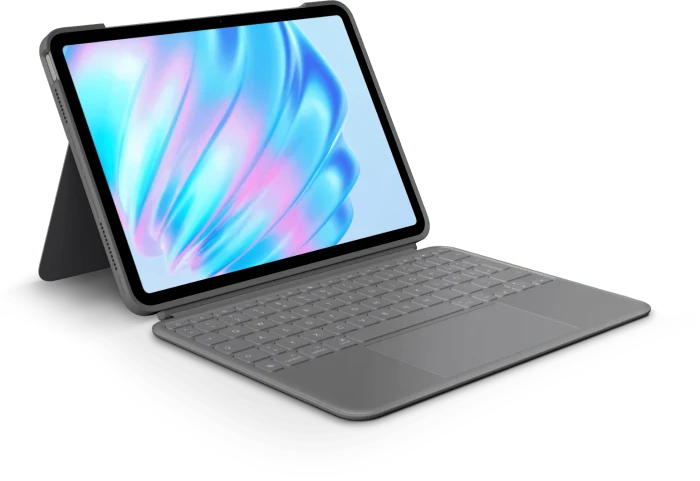 Logitech Combo Touch für iPad Air 6 11", grau, DE