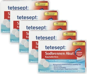 Tetesept Sodbrennen Akut Kautabletten, 20 Stück