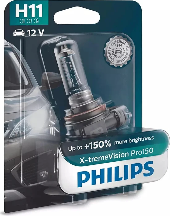 Philips X-tremeVision Pro150 H11 55W, 1er-Pack