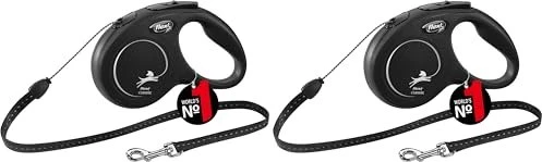 flexi New Classic S, Seil, 5m, schwarz