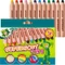 Jolly Supersoft 3 in 1 (Buntstift/Wachsmalkreide/Aquarellstift, wasservermalbar) Multifunktionsstift sortiert, 12er-Set Vorschaubild