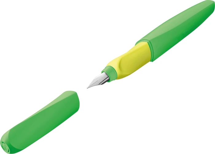 Pelikan Twist neongrün, rechte Hand/linke Hand, mittel, Blister
