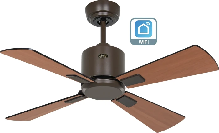 CasaFan Eco Neo III 92 BZ-SW/TK WiFi Deckenventilator schwarz/teak