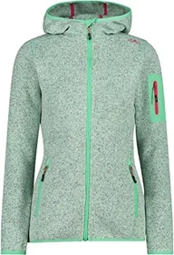 CMP Knit Tech Fleece Hoody Jacke menta mel/fragola (Damen)