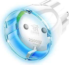 Fibaro Wall Plug für HomeKit, Funksteckdose mit Strommessfunktion (FGBWHWPF-102)