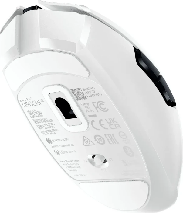 Razer Orochi V2 HyperSpeed (2026), White Edition, USB/Bluetooth