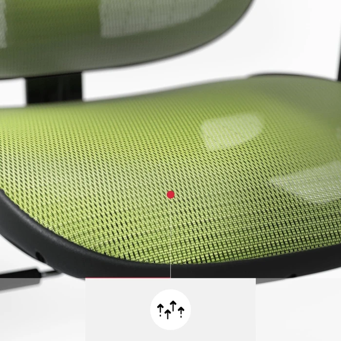 Diablo Chairs V-Basic Ergonomischer Bürostuhl, schwarz/grün
