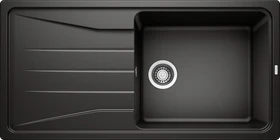 Blanco Sona XL 6S Einbau Becken reversibel mit Ablauffernbedienung schwarz