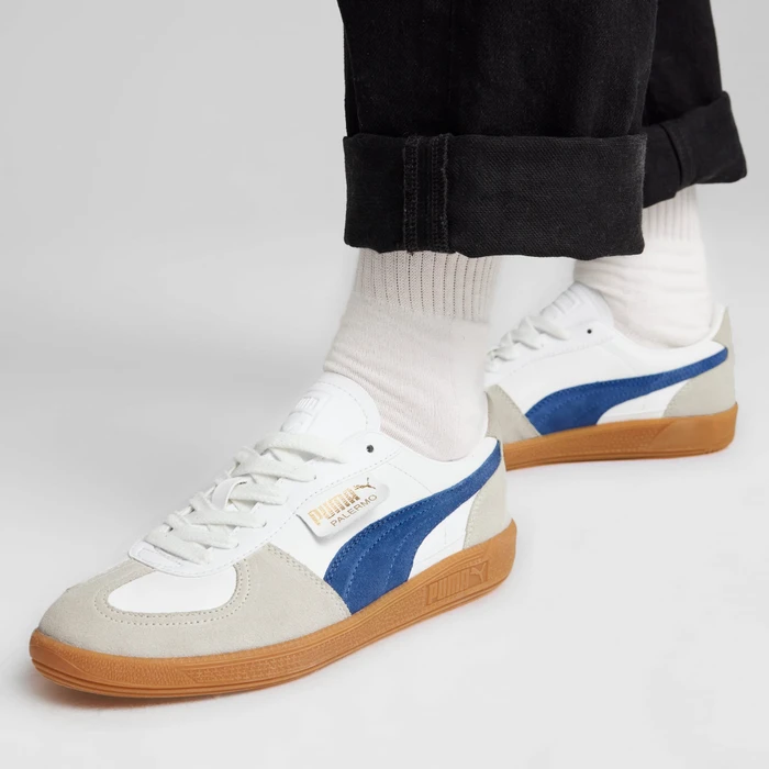 Puma Palermo Leather puma white/vapor gray/clyde royal