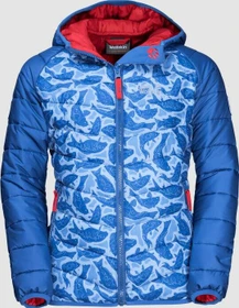 Jack Wolfskin Zenon Print Funktionsjacke coastal blue all over (Junior)