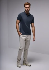 Street One Piquée mit Logo Poloshirt kurzarm bold blue (Herren)