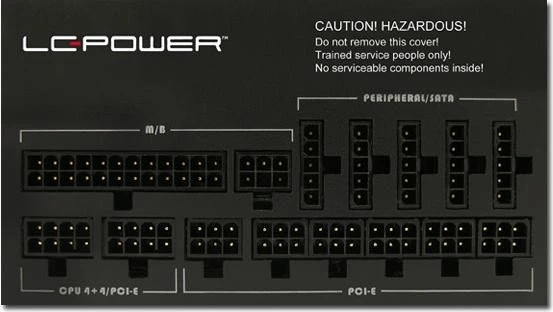LC-Power Platinum Serie LC1000 V2.4 1000W, ATX 2.4