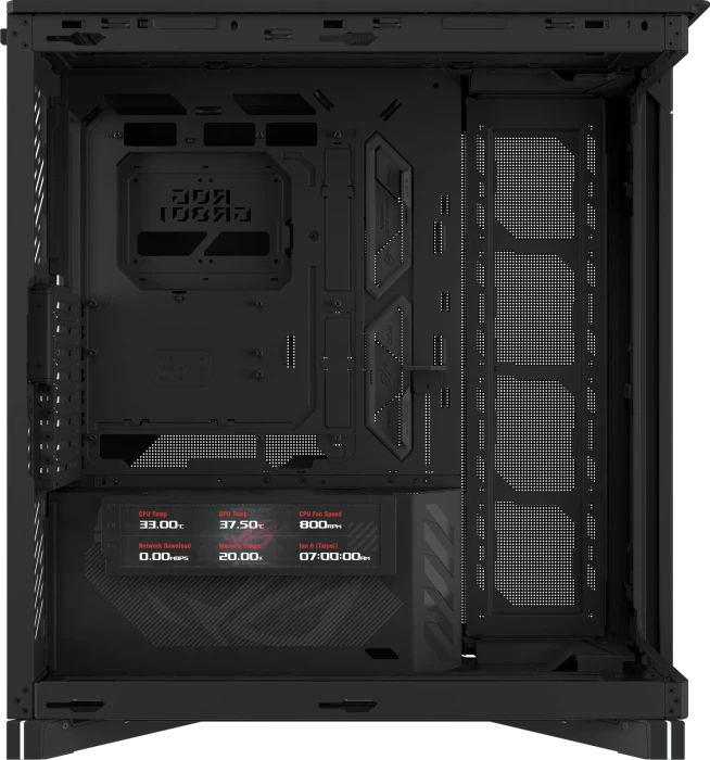 ASUS ROG Cronox Black, Glasfenster