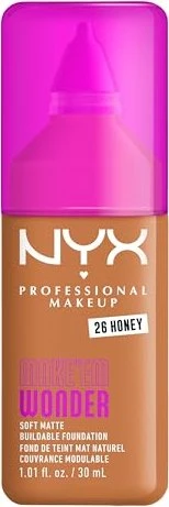 NYX Make 'EM Wonder Soft Matte Foundation 26 honey, 30ml