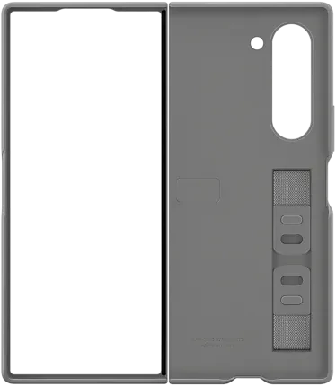 Samsung Silicone Case für Galaxy Z Fold6 grau