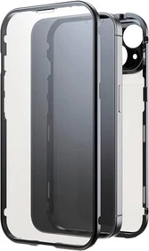 Black Rock 360° Glass Case für Apple iPhone 15 transparent/schwarz