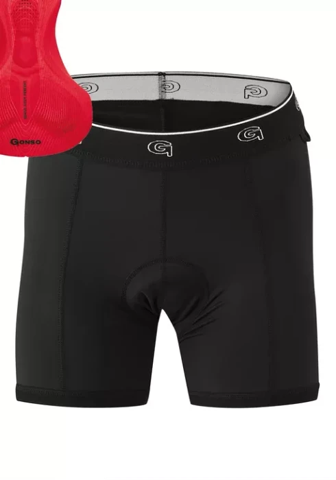 Gonso Sitivo Shorts Fahrradhose kurz black/fire (Herren)